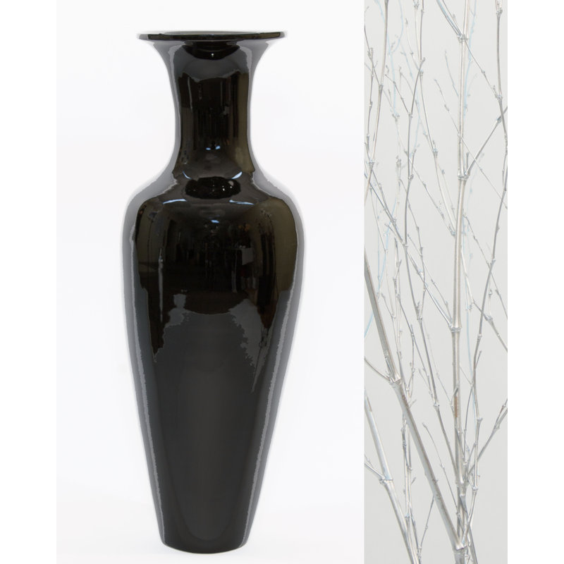 Red Barrel Studio® Kalb Wood Floor Vase & Reviews Wayfair